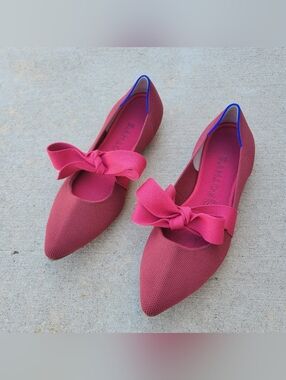 Rothy's The Mary Jane Flats Pointed Toe in Cinnamon Womens 9